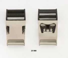klamerka z otwieraczem metalowo plastikowa