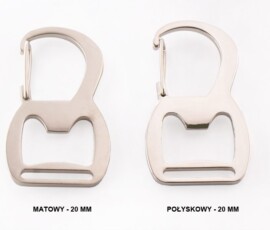 otwieracz butelkowy z karabińczykiem